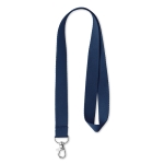 Lanyards personalizados baratos para eventos cor azul