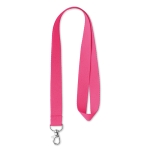 Lanyards personalizados baratos de poliéster 15, 20 ou 25 mm Regular cor cor-de-rosa