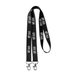 Lanyards de fecho duplo personalizado corporativo Duo vista principal