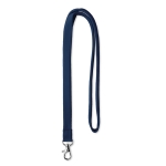 Lanyards tipo cordão de 10, 12 ou 15 mm de largura Lace cor azul