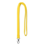 Lanyards tipo cordão de 10, 12 ou 15 mm de largura Lace cor amarelo