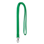 Lanyards tipo cordão de 10, 12 ou 15 mm de largura Lace cor verde