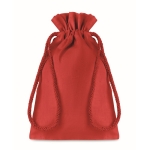 Saco pequeno de algodão para oferta 105 g/m2 Night Boutique Small cor vermelho