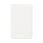 Cartão de segurança RFID cor branco segunda vista
