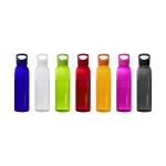 Garrafas para publicidade de tritan de cor chamativa 650ml Sunset Color cor azul transparente segunda vista várias cores