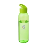 Garrafas para publicidade de tritan de cor chamativa 650ml Sunset Color cor verde transparente vista impressão tampografia