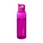 Garrafas para publicidade de tritan de cor chamativa 650ml Sunset Color cor cor-de-rosa transparente segunda vista frontal