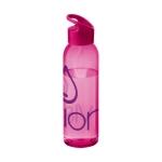 Garrafas para publicidade de tritan de cor chamativa 650ml Sunset Color cor cor-de-rosa transparente segunda vista com logo