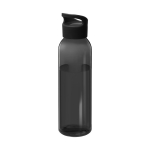 Garrafas para publicidade de tritan de cor chamativa 650ml Sunset Color cor preto transparente segunda vista frontal