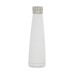 Garrafa térmica personalizada de qualidade, de aço 500ml Avenue Port cor branco segunda vista