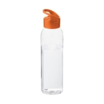 Garrafas personalizadas de tritan com tampa de rosca 650ml Sunset cor cor-de-laranja