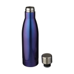 Garrafa personalizada com acabamento iridescente 500ml Avenue Lane Iris cor azul segunda vista