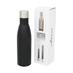 Garrafa térmica personalizada com pintas 500ml Avenue Lane Trend cor preto