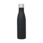 Garrafa térmica personalizada com pintas 500ml Avenue Lane Trend cor preto segunda vista frontal