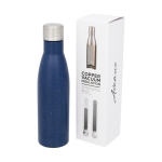 Garrafa térmica personalizada com pintas 500ml Avenue Lane Trend cor azul