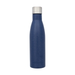 Garrafa térmica personalizada com pintas 500ml Avenue Lane Trend cor azul segunda vista frontal