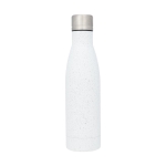 Garrafa térmica personalizada com pintas 500ml Avenue Lane Trend cor branco segunda vista frontal