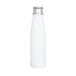 Garrafa de aço térmica com design original 650ml Avenue Twist cor branco segunda vista frontal