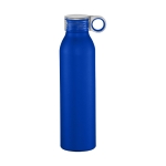 Garrafa promocional antiderrame com acabamento mate Aluring 650ml cor azul