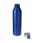 Garrafa promocional antiderrame com acabamento mate Aluring 650ml cor azul segunda vista