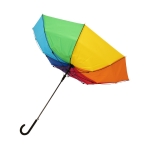 Guarda-chuva cores do arco-íris cor multicolor terceira vista