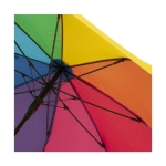 Guarda-chuva cores do arco-íris cor multicolor quarta vista