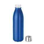 Garrafa de vidro colorida com tampa de aço 650ml UrbanStyle Crystal cor azul real segunda vista