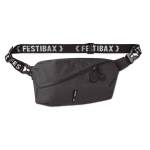 Saco de cintura personalizado antirroubo Festibax® Basic cor preto