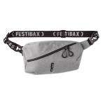 Saco de cintura personalizado antirroubo Festibax® Basic cor cinzento