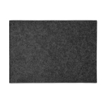 Pasta porta-documentos de tecido felpado cor cinzento-escuro terceira vista