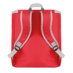 Saco térmico convertível em mochila cor vermelho quinta vista