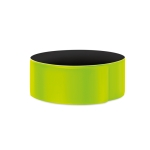 Pulseiras personalizadas refletoras de PVC cor néon VisiPro cor amarelo segunda vista