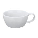 Conjunto de chá em cerâmica personalizável cor branco terceira vista