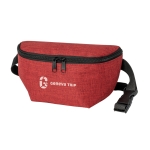 Bolsa de cintura personalizada para empresas cor vermelho imagem com logo