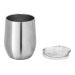 Copos de aço personalizados brilhantes 400ml Single Cuisine Metallic cor prateado mate terceira vista