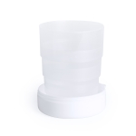 Copo dobrável para guardar comprimidos de 220ml Pillcup Colors cor branco terceira vista