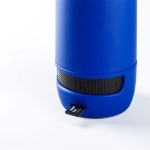 Coluna para merchandising com design compacto cor azul