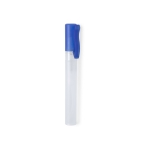 Spray desinfetante em frasco pequeno de 10 ml cor azul