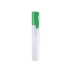 Spray desinfetante em frasco pequeno de 10 ml cor verde