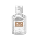 Gel de mãos personalizado desinfetante para a mala 30 ml Basic cor transparente segunda vista principal