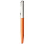 Roller para publicidade com corpo colorido cor cor-de-laranja vista lateral