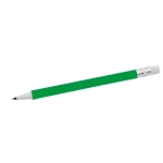Lapiseiras com borracha e forma de lápis cor verde