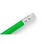 Lapiseiras com borracha e forma de lápis cor verde terceira vista