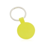 Porta-chaves em cores fluorescentes cor amarelo fluorescente