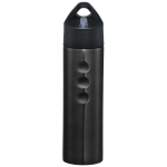 Garrafa desportiva de aço com bocal e design ergonómico 750ml Fit cor preto segunda vista frontal