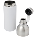 Garrafa elegante personalizada de aço bicolor 590ml Avenue Iconic cor branco terceira vista