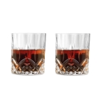 Conjunto de copos de whisky personalizável cor madeira quinta vista