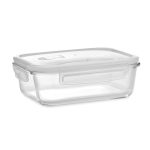 Tupperware de vidro com tampa hermética cor transparente