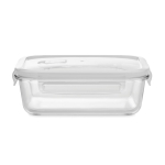 Tupperware de vidro com tampa hermética cor transparente terceira vista