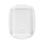 Tupperware de vidro com tampa hermética cor transparente sexta vista